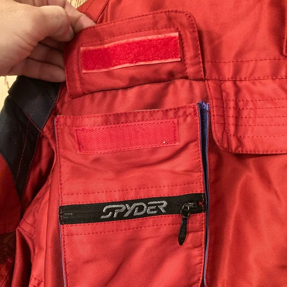 Spyder Vintage Men's Vibrant Red Ski Jacket - Picture 5 of 11